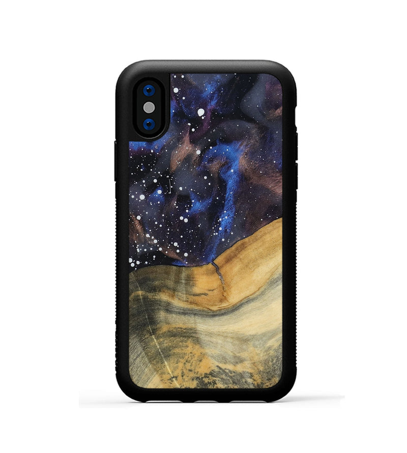 iPhone Xs Wood Phone Case - Seamus (Cosmos, 800111)