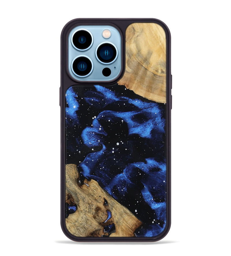 iPhone 14 Pro Max Wood Phone Case - Davian (Cosmos, 800113)