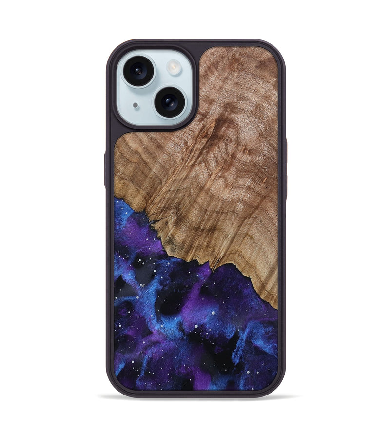 iPhone 15 Wood Phone Case - Blaine (Cosmos, 800116)
