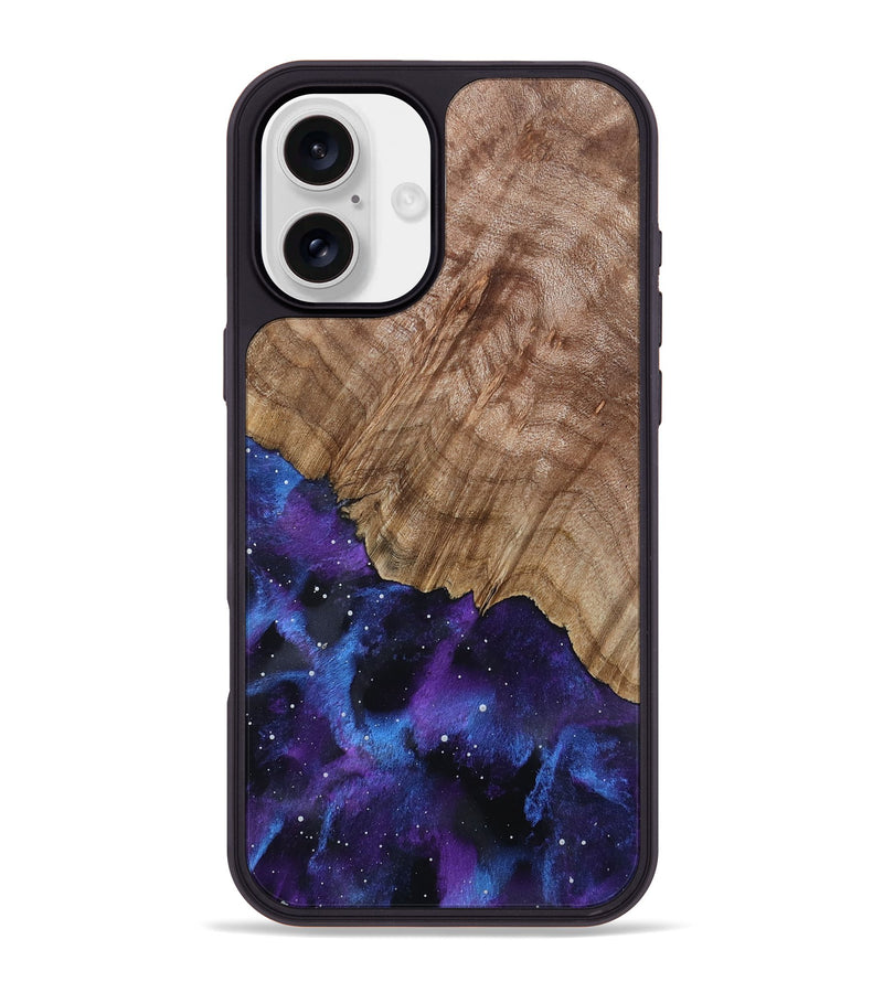 iPhone 16 Plus Wood Phone Case - Blaine (Cosmos, 800116)