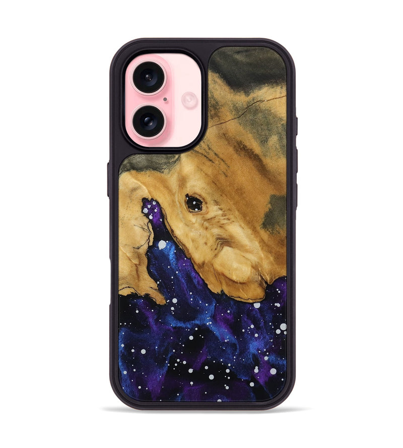 iPhone 16 Wood Phone Case - Rubye (Cosmos, 800119)