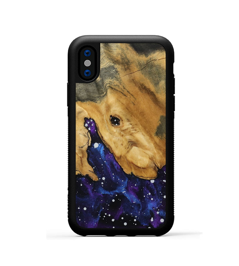 iPhone Xs Wood Phone Case - Rubye (Cosmos, 800119)