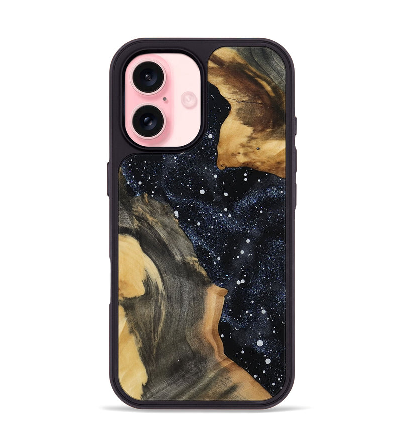 iPhone 16 Wood Phone Case - Ismael (Cosmos, 800120)