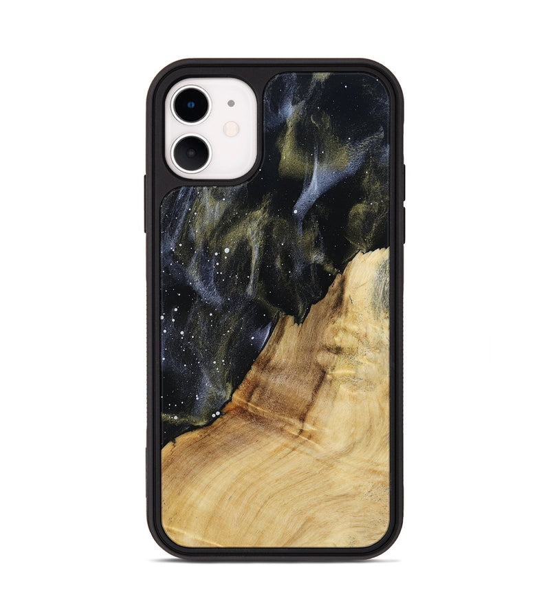 iPhone 11 Wood Phone Case - Tomeka (Cosmos, 800121)