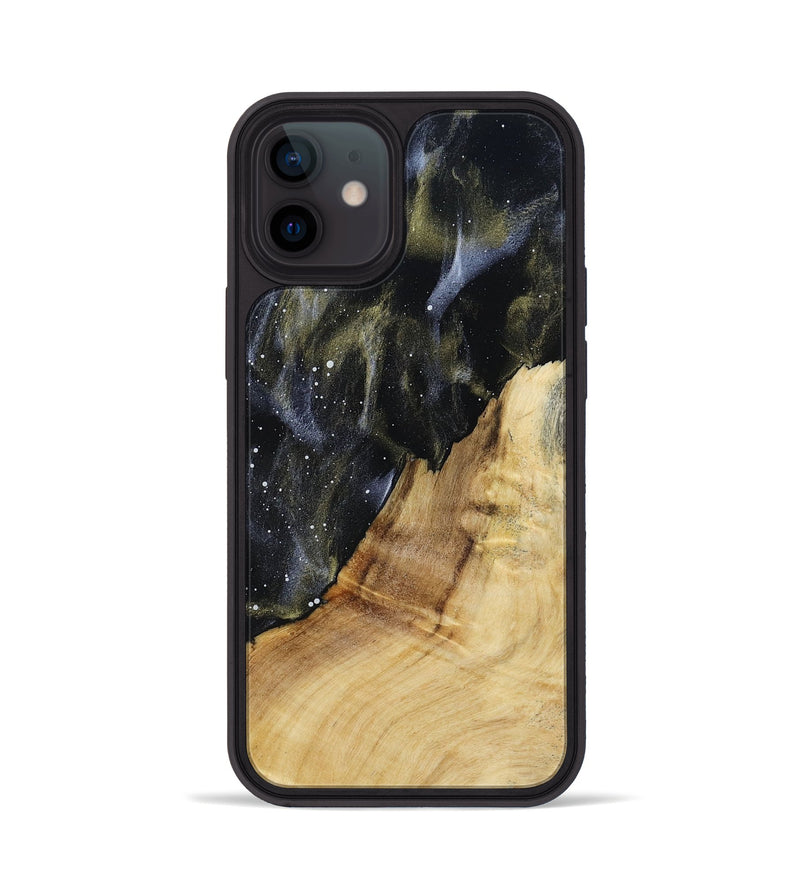 iPhone 12 Wood Phone Case - Tomeka (Cosmos, 800121)