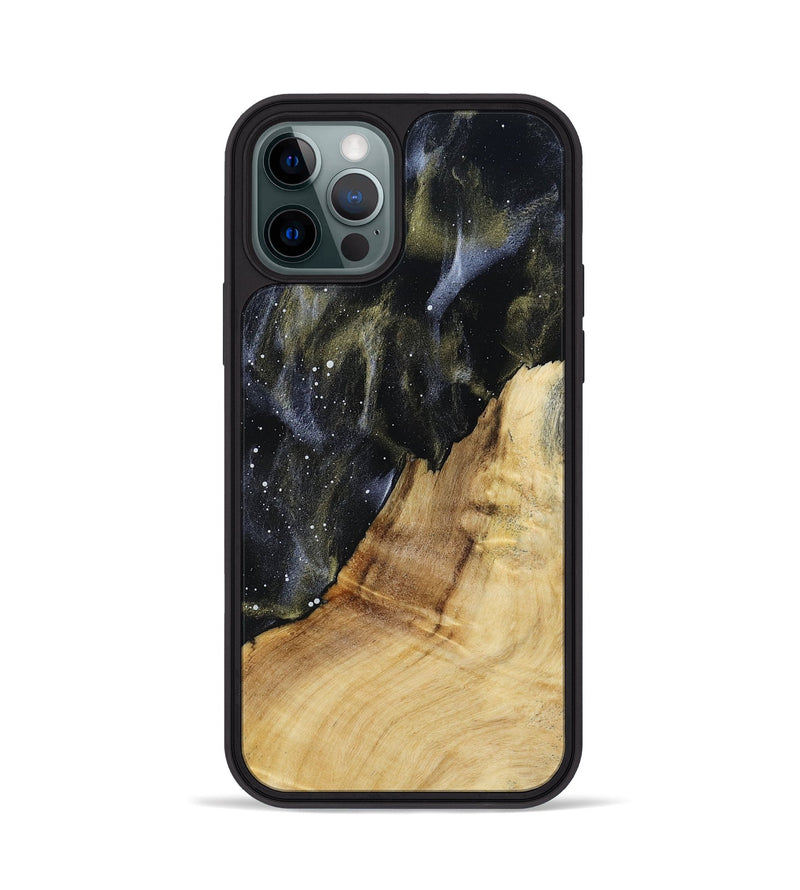 iPhone 12 Pro Wood Phone Case - Tomeka (Cosmos, 800121)