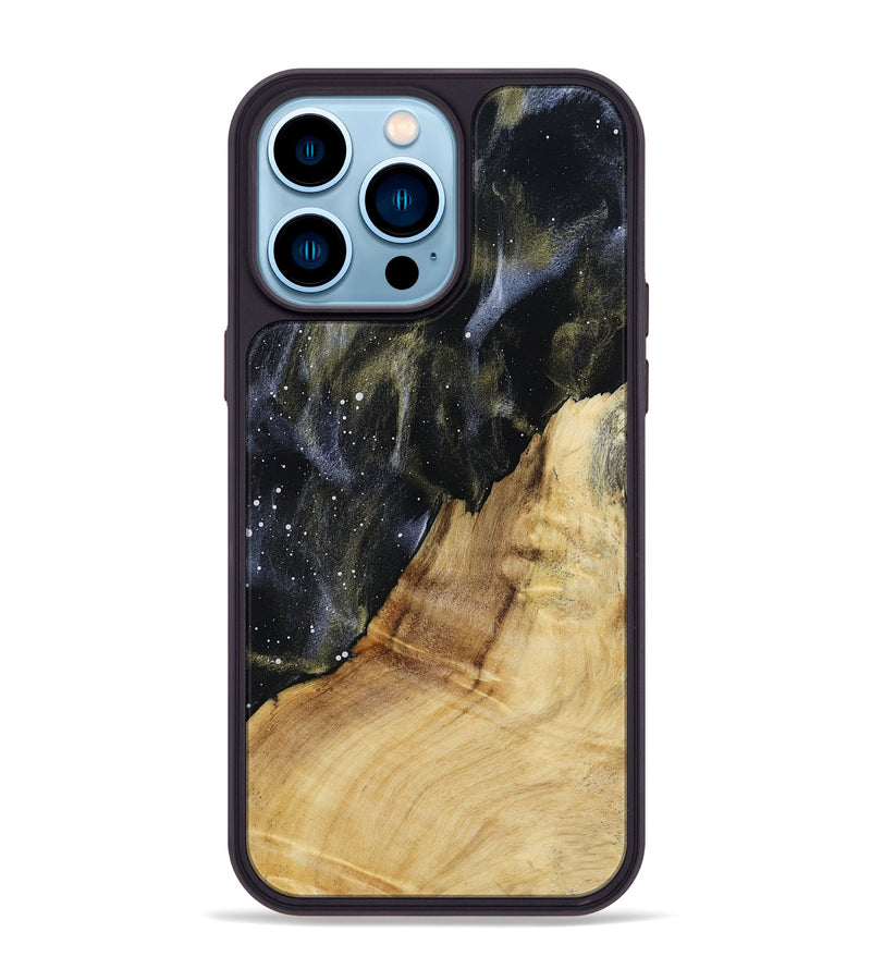 iPhone 14 Pro Max Wood Phone Case - Tomeka (Cosmos, 800121)