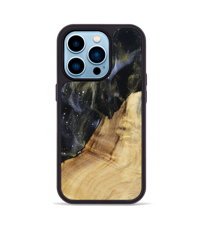 iPhone 14 Pro Wood Phone Case - Tomeka (Cosmos, 800121)