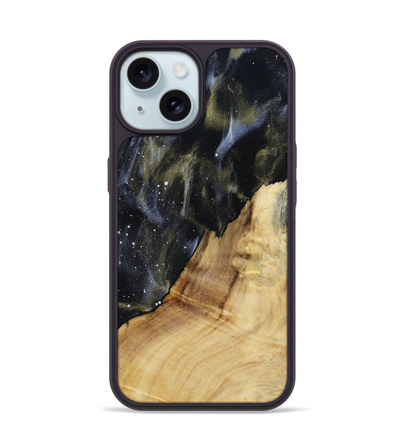 iPhone 15 Wood Phone Case - Tomeka (Cosmos, 800121)
