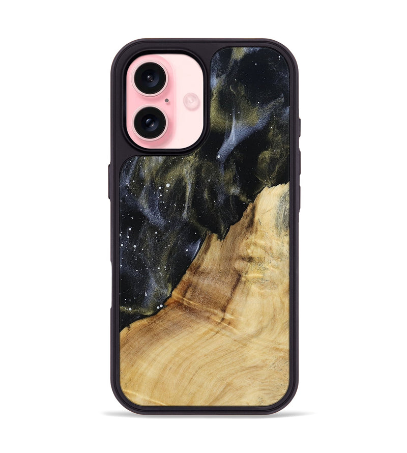 iPhone 16 Wood Phone Case - Tomeka (Cosmos, 800121)