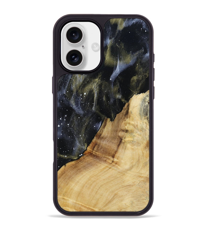 iPhone 16 Plus Wood Phone Case - Tomeka (Cosmos, 800121)