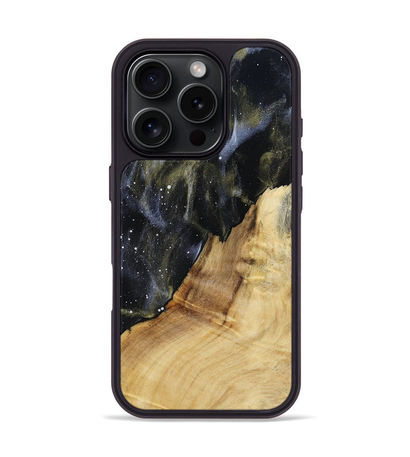 iPhone 16 Pro Wood Phone Case - Tomeka (Cosmos, 800121)
