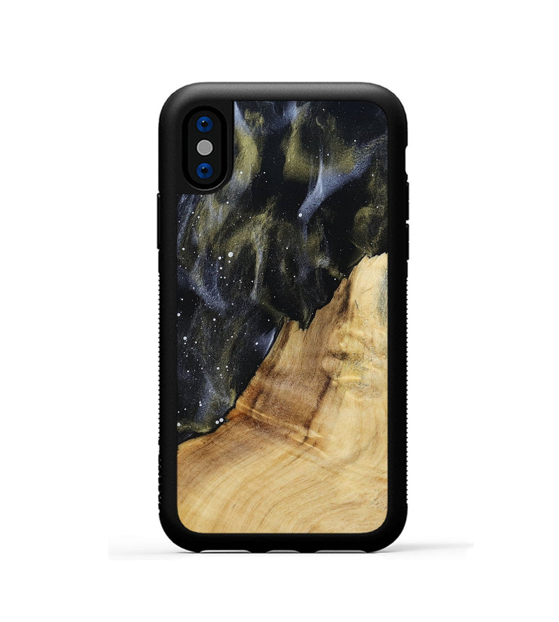 iPhone Xs Wood Phone Case - Tomeka (Cosmos, 800121)