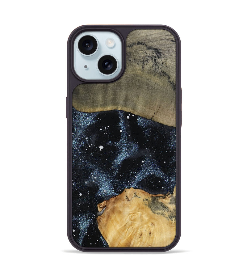 iPhone 15 Wood Phone Case - Oma (Cosmos, 800122)