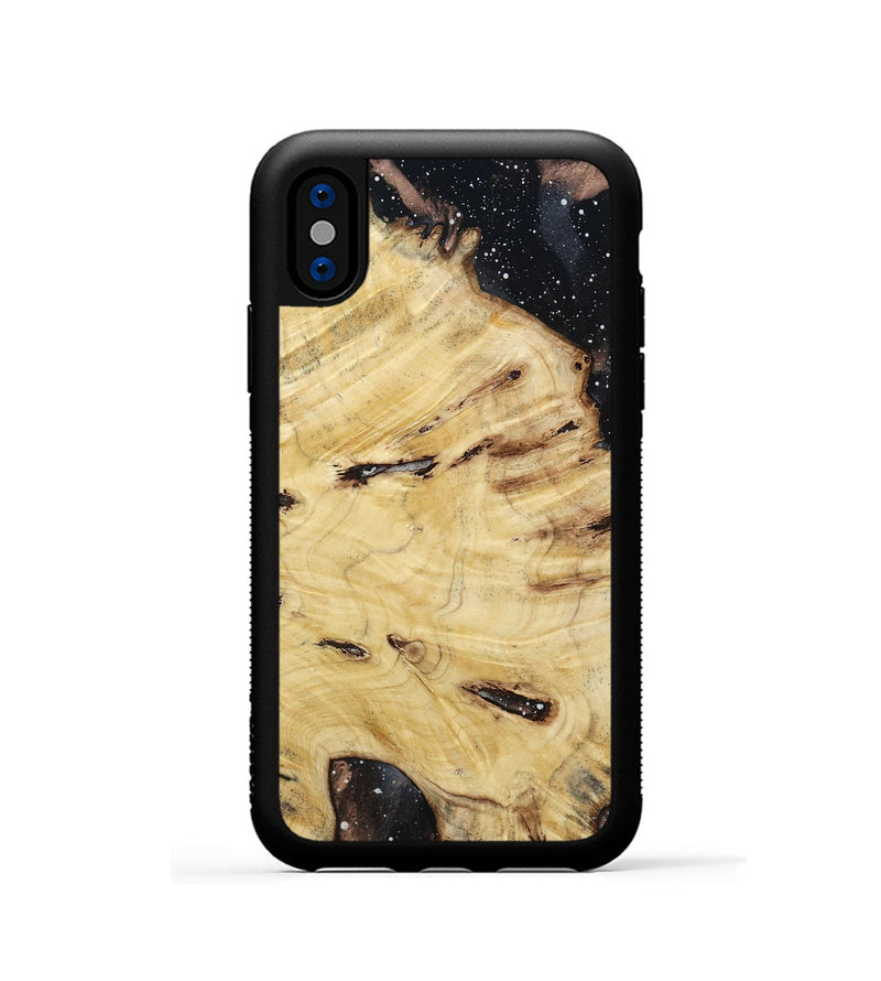 iPhone Xs Wood Phone Case - Cali (Cosmos, 800123)