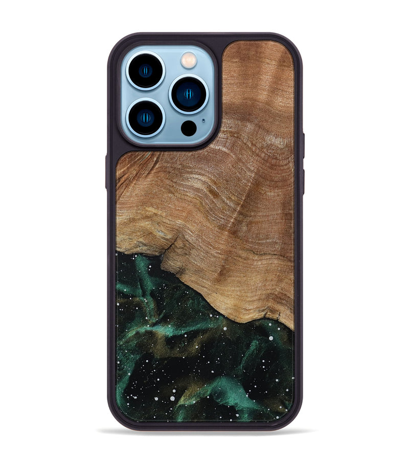 iPhone 14 Pro Max Wood Phone Case - Jettie (Cosmos, 800132)