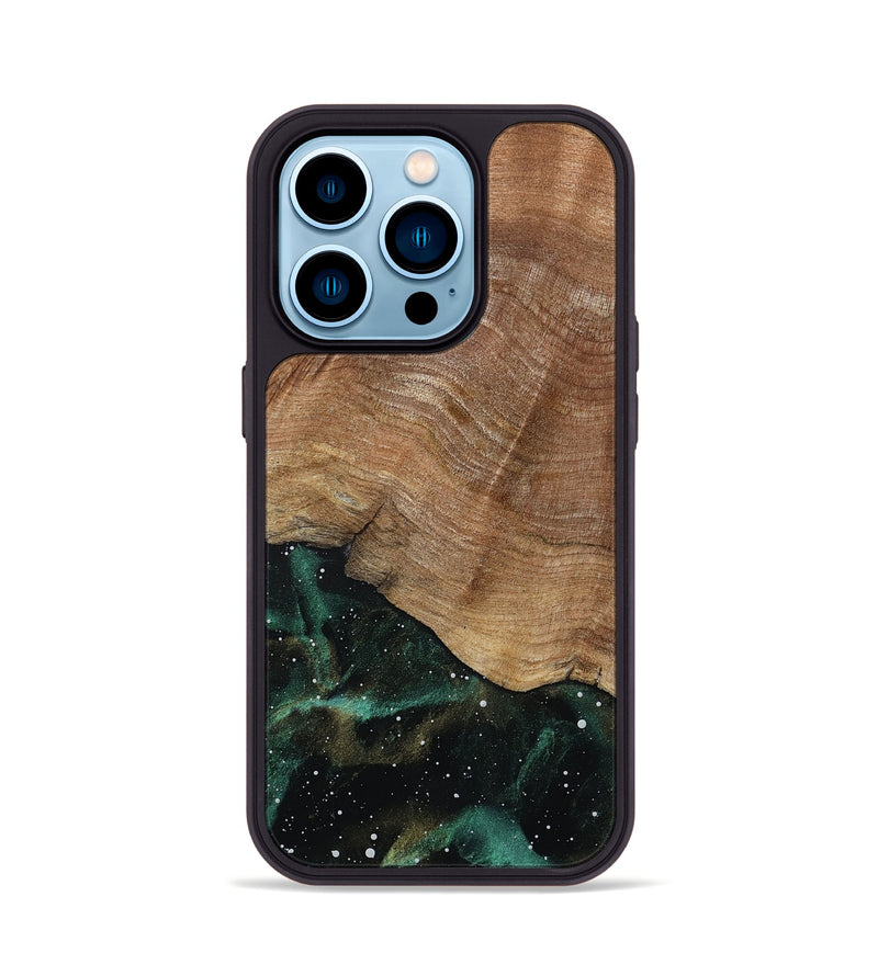 iPhone 14 Pro Wood Phone Case - Jettie (Cosmos, 800132)