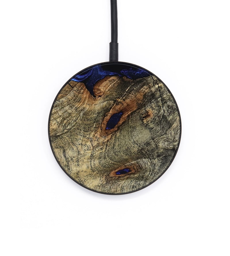Circle Wood Wireless Charger - Vance (Blue, 800196)