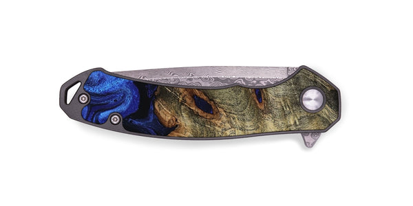 EDC Wood Pocket Knife - Vance (Blue, 800196)