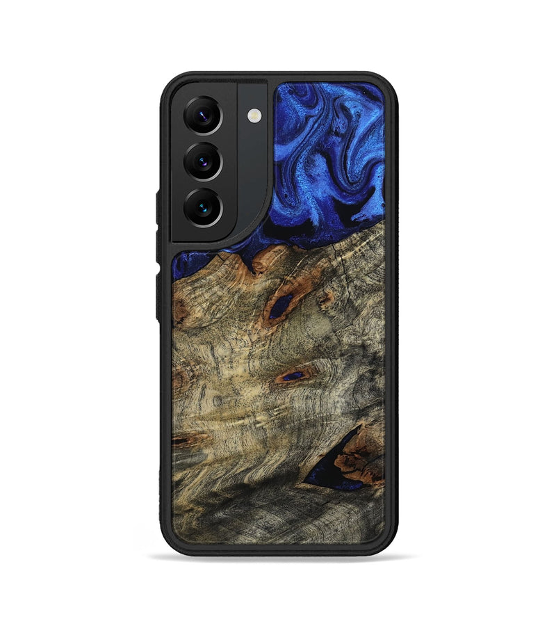 Galaxy S22 Wood Phone Case - Vance (Blue, 800196)