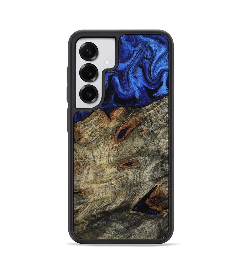 Galaxy S25 Wood Phone Case - Vance (Blue, 800196)