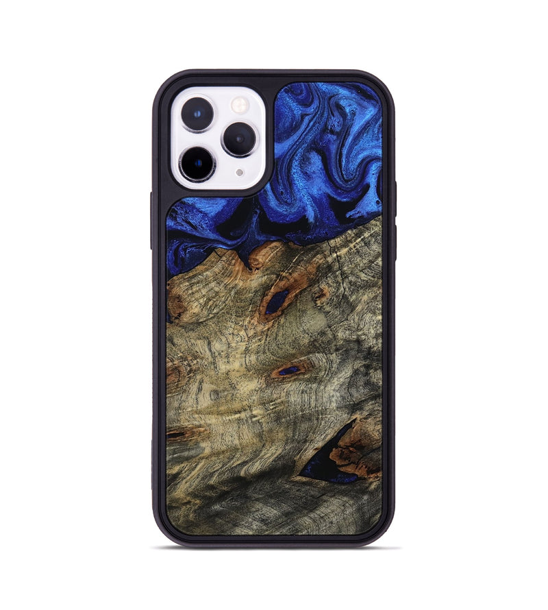 iPhone 11 Pro Wood Phone Case - Vance (Blue, 800196)