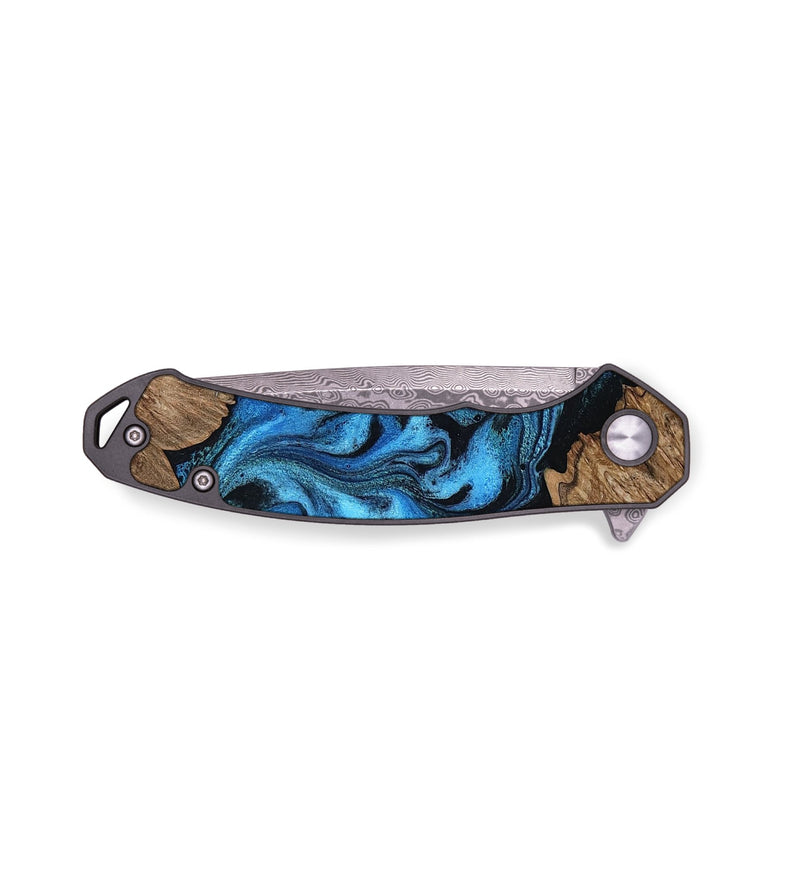 EDC Wood Pocket Knife - Jolette (Blue, 800199)