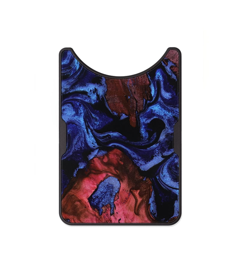 Alloy Wood Wallet - Lelah (Blue, 800201)