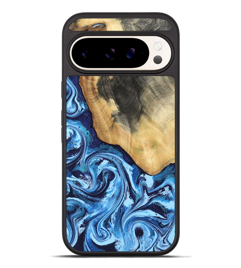 Pixel 10 Pro XL Wood Phone Case - Marlie (Blue, 800205)