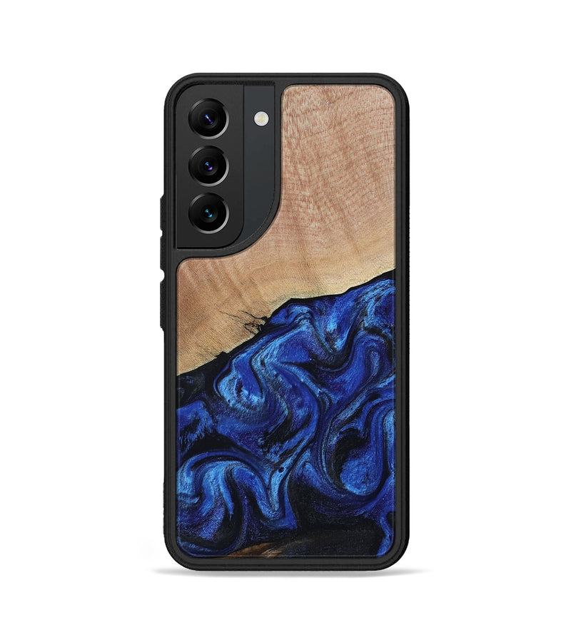 Galaxy S22 Wood Phone Case - Joslyn (Blue, 800208)