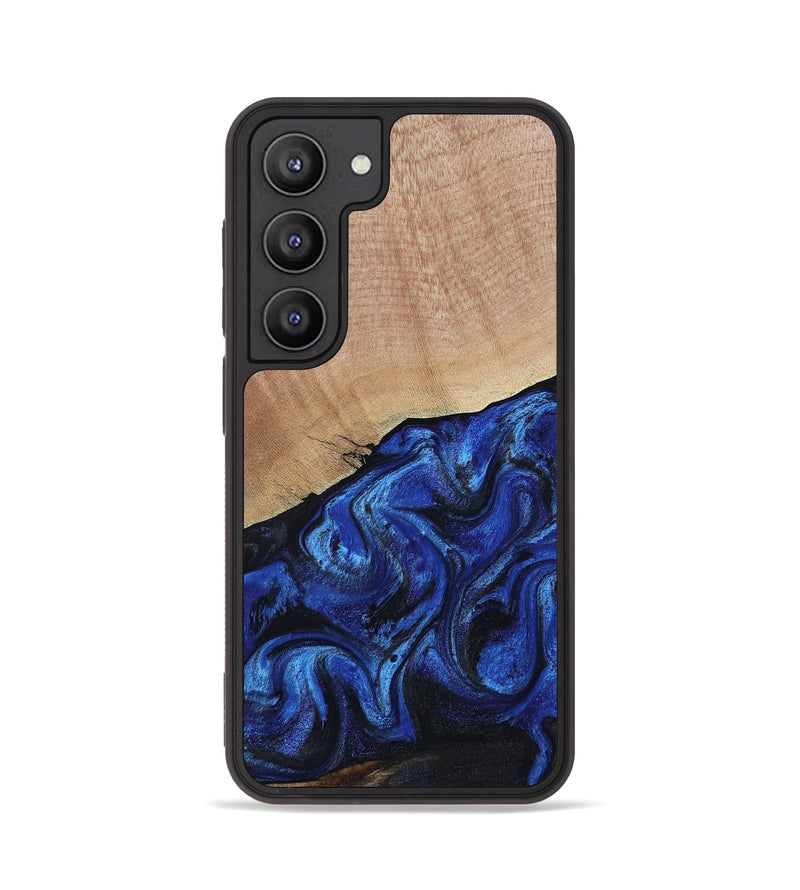 Galaxy S23 Wood Phone Case - Joslyn (Blue, 800208)