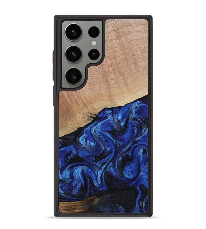 Galaxy S23 Ultra Wood Phone Case - Joslyn (Blue, 800208)