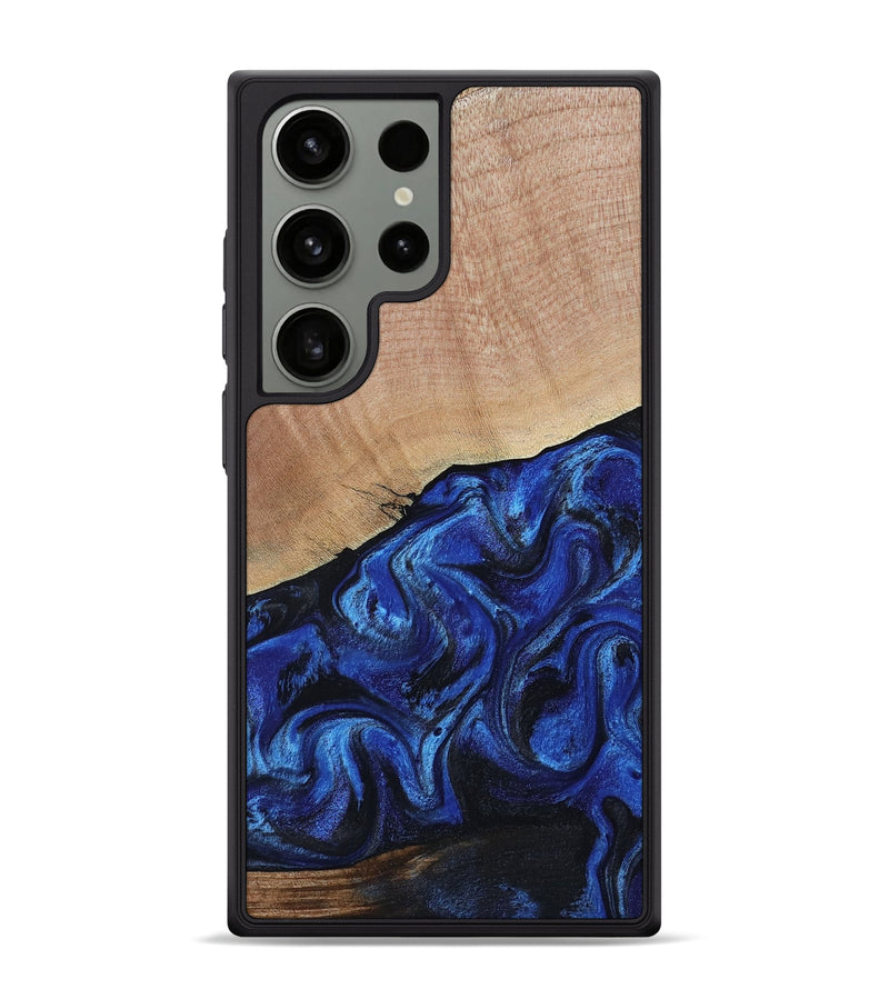 Galaxy S24 Ultra Wood Phone Case - Joslyn (Blue, 800208)