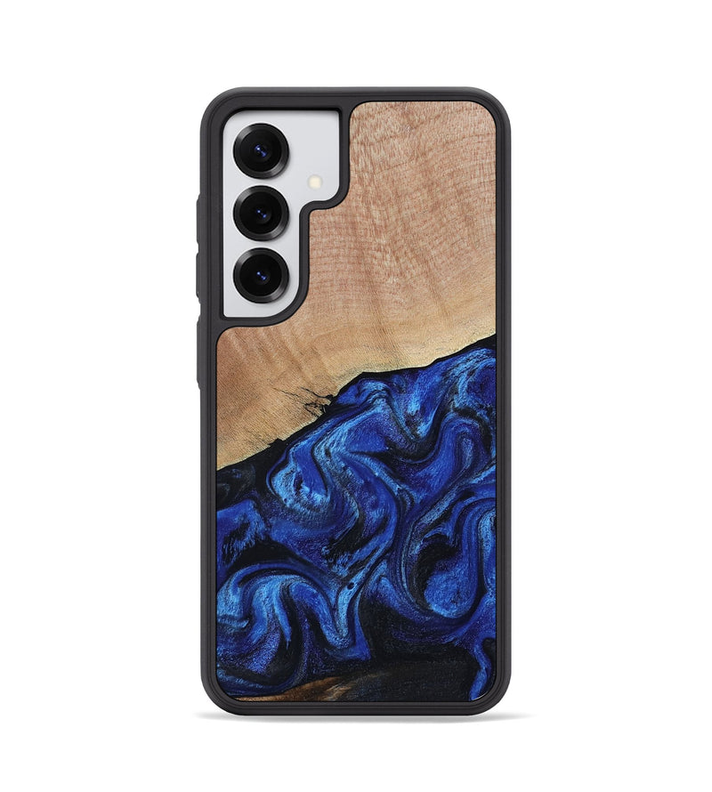 Galaxy S25 Wood Phone Case - Joslyn (Blue, 800208)