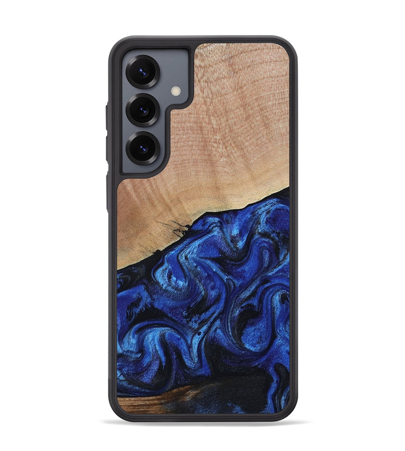 Galaxy S25 Plus Wood Phone Case - Joslyn (Blue, 800208)