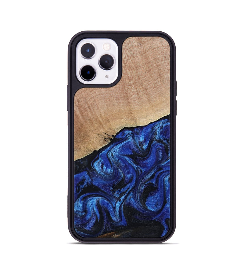 iPhone 11 Pro Wood Phone Case - Joslyn (Blue, 800208)