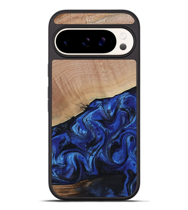 Pixel 9 Pro XL Wood Phone Case - Joslyn (Blue, 800208)