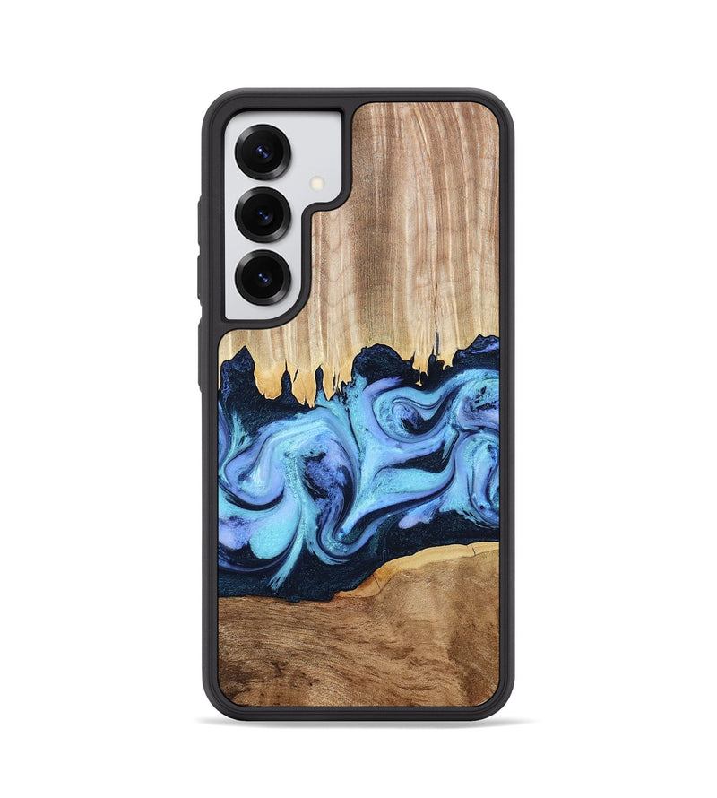 Galaxy S25 Wood Phone Case - Tilda (Blue, 800209)