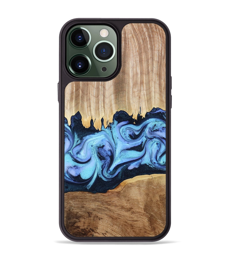 iPhone 13 Pro Max Wood Phone Case - Tilda (Blue, 800209)