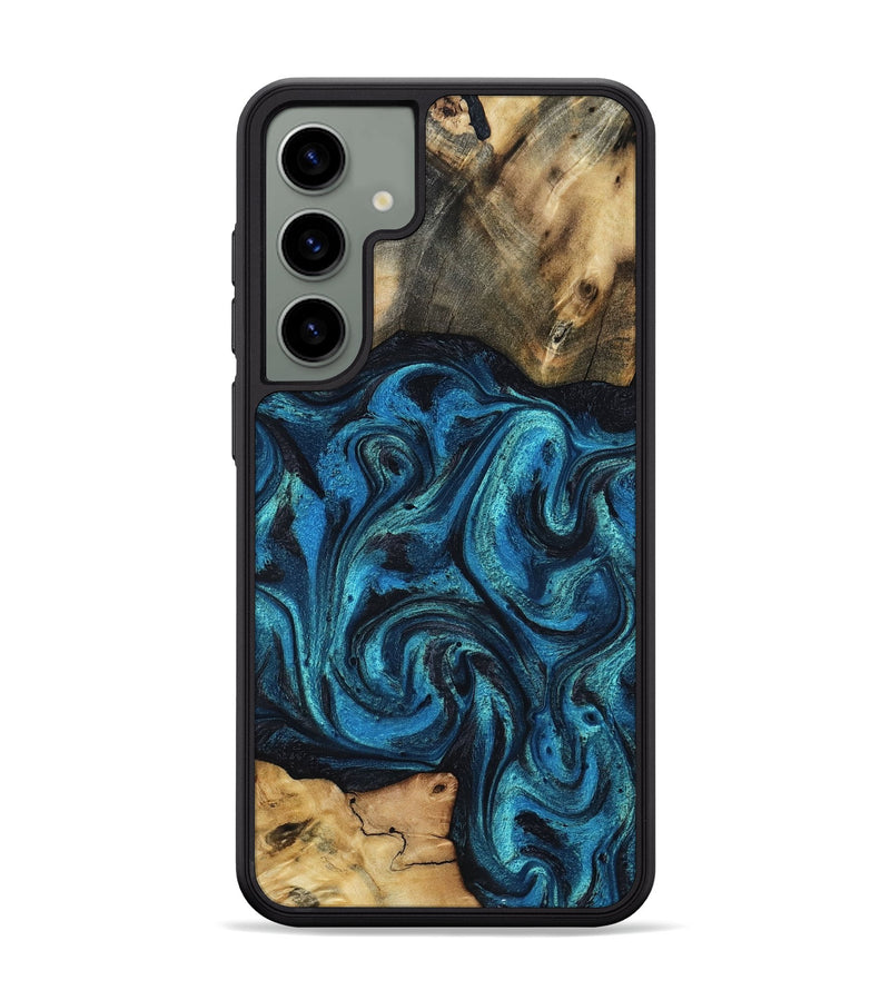Galaxy S24 Plus Wood Phone Case - Raheem (Blue, 800212)