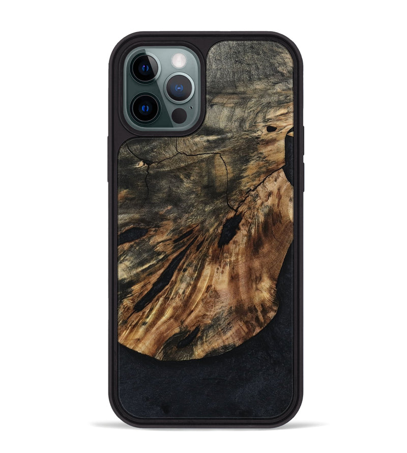 iPhone 12 Pro Max Wood Phone Case - Harve (Wood Burl, 800224)