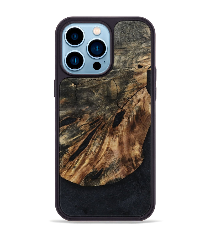iPhone 14 Pro Max Wood Phone Case - Harve (Wood Burl, 800224)