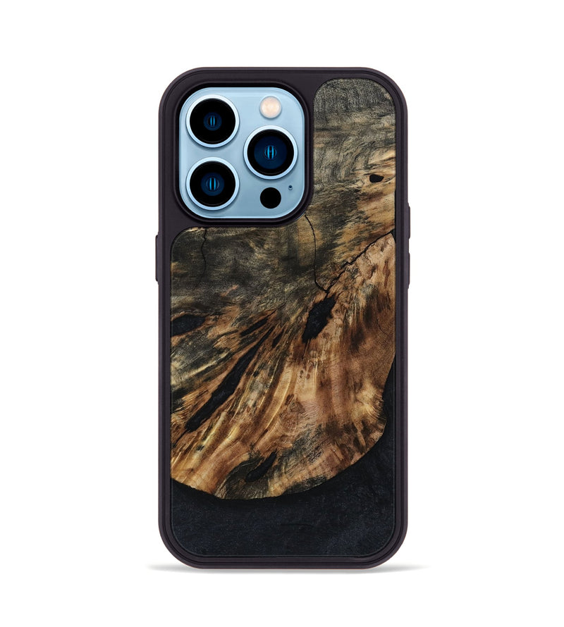 iPhone 14 Pro Wood Phone Case - Harve (Wood Burl, 800224)