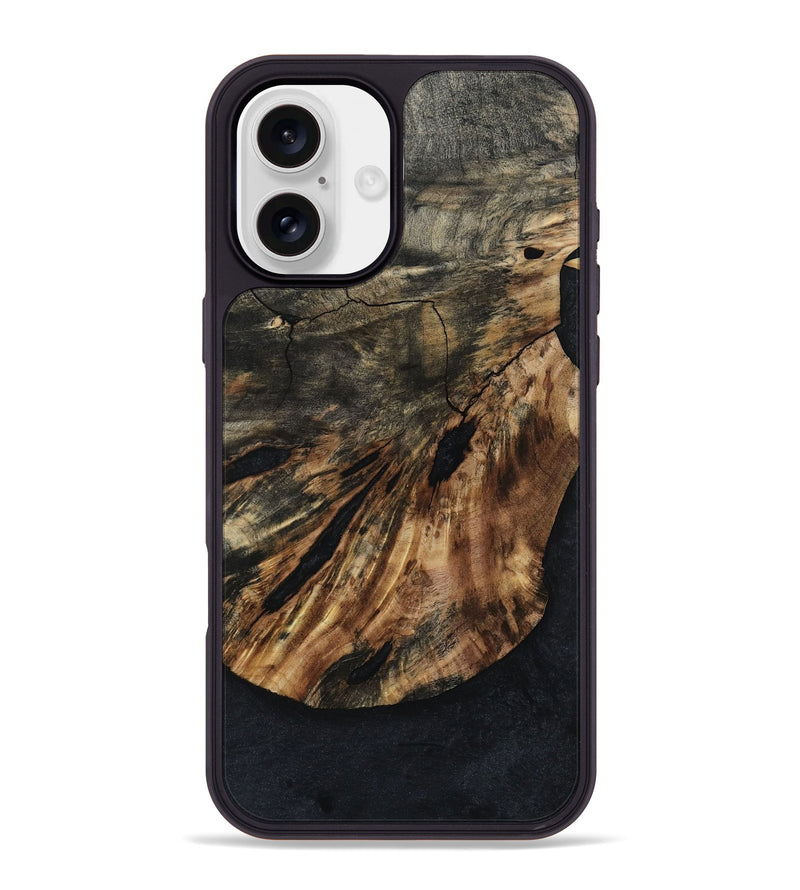 iPhone 16 Plus Wood Phone Case - Harve (Wood Burl, 800224)
