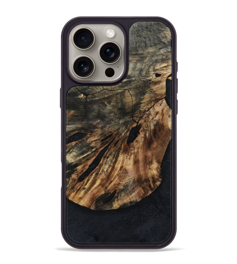iPhone 16 Pro Max Wood Phone Case - Harve (Wood Burl, 800224)