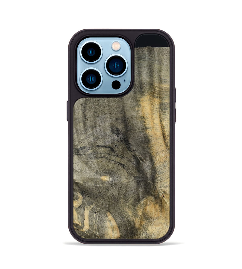 iPhone 14 Pro Wood Phone Case - Harmon (Wood Burl, 800226)