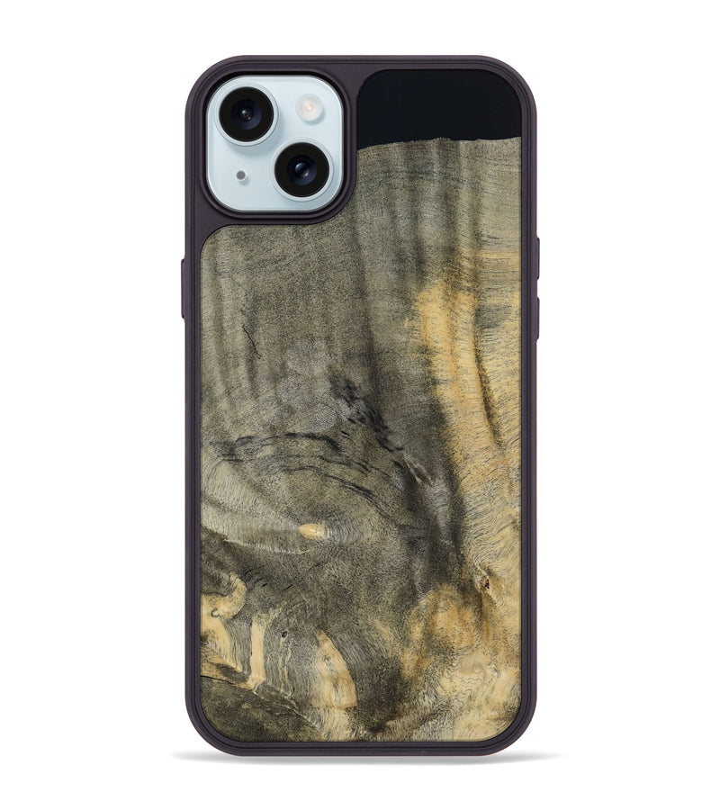 iPhone 15 Plus Wood Phone Case - Harmon (Wood Burl, 800226)