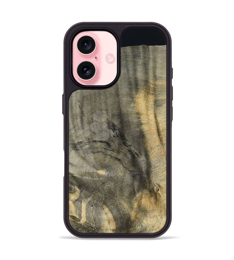 iPhone 16 Wood Phone Case - Harmon (Wood Burl, 800226)