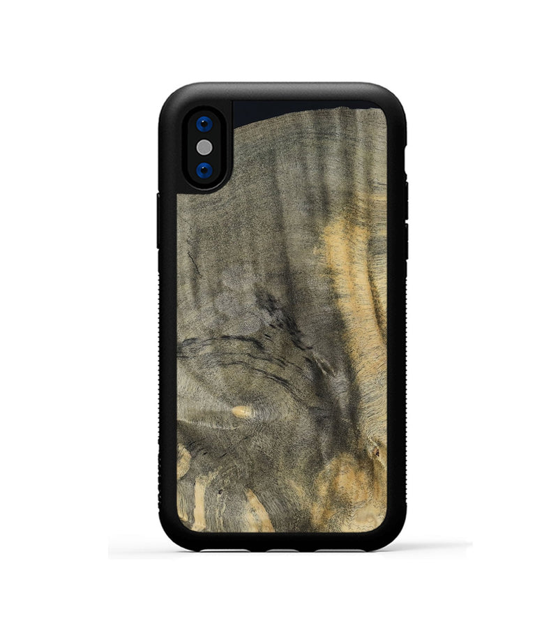 iPhone Xs Wood Phone Case - Harmon (Wood Burl, 800226)