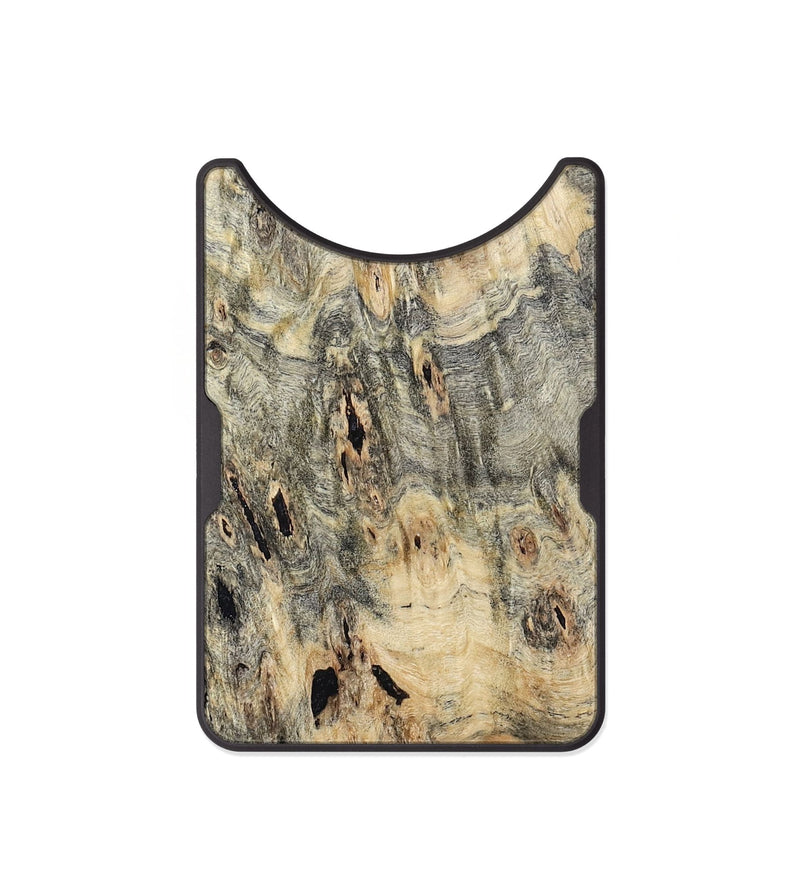 Alloy Wood Wallet - Malissa (Wood Burl, 800228)